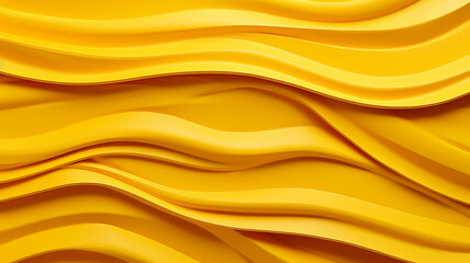 Obraz premium bright yellow volumetric lines wall silk stucco.