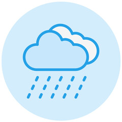 Rain Vector Icon Design Illustration