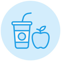Milkshake Vector Icon Design Illustration