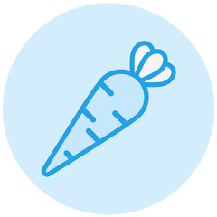 Carrot Vector Icon Design Illustration