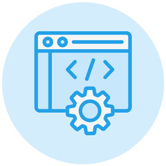 Web development Vector Icon Design Illustration