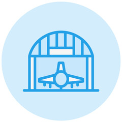 Hangar Vector Icon Design Illustration