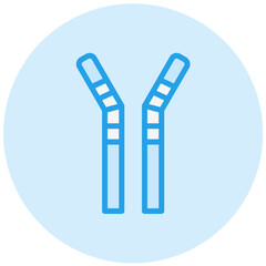 Straws Vector Icon Design Illustration