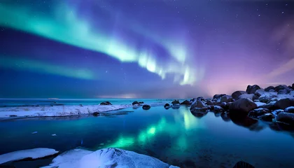 Keuken foto achterwand Noorderlicht Northern Lights