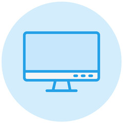 Monitor Vector Icon Design Illustration