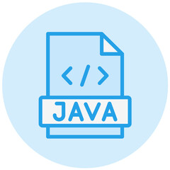 Java Vector Icon Design Illustration
