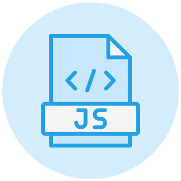 Javascript Vector Icon Design Illustration