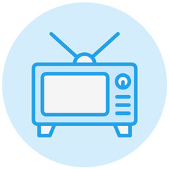 Tv Vector Icon Design Illustration