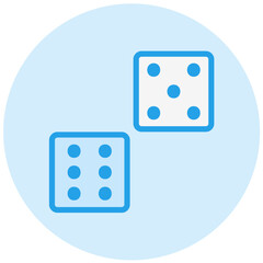 Dice Vector Icon Design Illustration