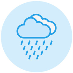 Rain Vector Icon Design Illustration