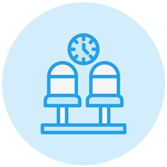 Waiting room Vector Icon Design Illustration