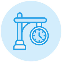 Clock Vector Icon Design Illustration