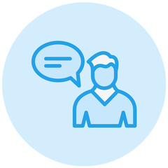 Conversation Vector Icon Design Illustration