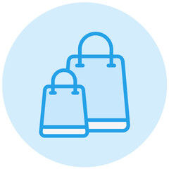 Shopping bag Vector Icon Design Illustration