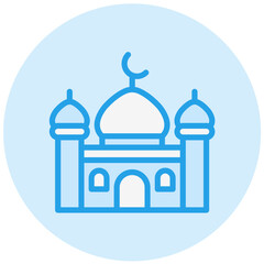 Mosque Vector Icon Design Illustration