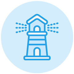 Lighthouse Vector Icon Design Illustration