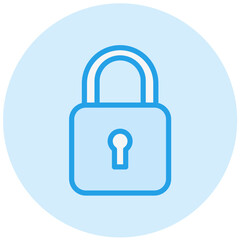 Padlock Vector Icon Design Illustration