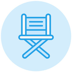 Director chair Vector Icon Design Illustration