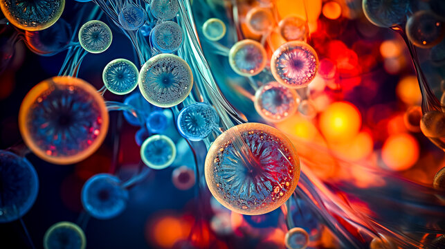 Cellules vues au microscope