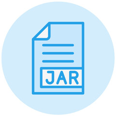 JAR Vector Icon Design Illustration