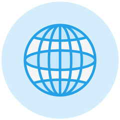 Global Communications Vector Icon Design Illustration