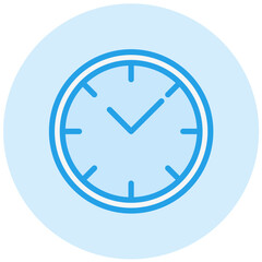 Clock Vector Icon Design Illustration