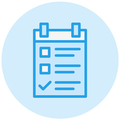 Checklist Vector Icon Design Illustration