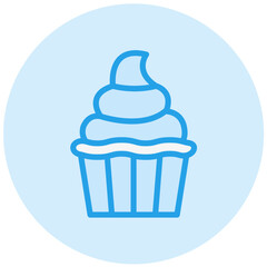 Cream Vector Icon Design Illustration