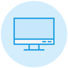 Monitor Vector Icon Design Illustration