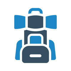 baggage, luggage icon vector illustration
