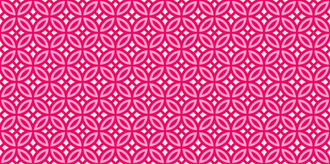 Beautiful and attractive pink batik seamless pattern for decoration, wallpaper, wrapping paper, fabric, flooring, ornaments