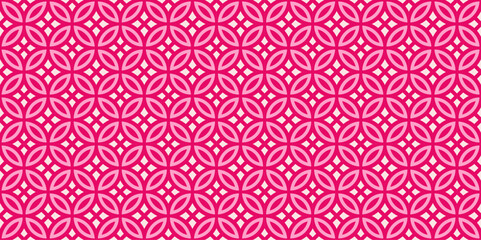 Beautiful and attractive pink batik seamless pattern for decoration, wallpaper, wrapping paper, fabric, flooring, ornaments