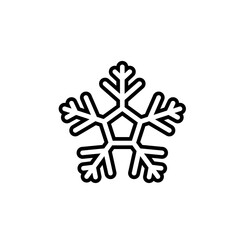 Snow icon vector