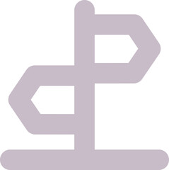 direction sign icon
