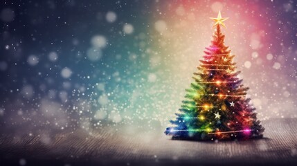 Obraz premium Design template for Christmas Card