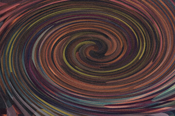 red and yellow spiral