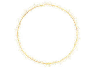 Christmas gold frame png,  glitter shiny, gold frame border transparent background,  illustration element, Asset for overlay, texture, pattern, montage, collage, shape, greeting, invitation card