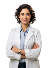 Professional pharmacist in transparent background