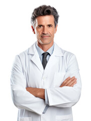 Professional pharmacist in transparent background
