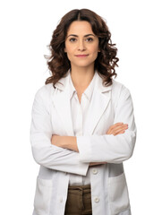 Professional pharmacist in transparent background