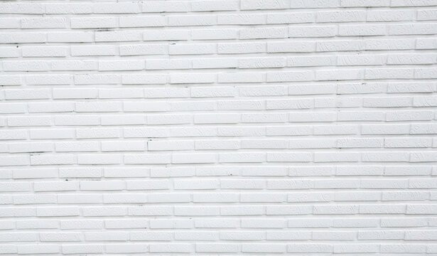 brick wall painted white