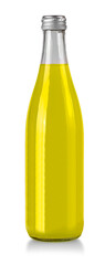 Bottle of limonade isolated on white background.