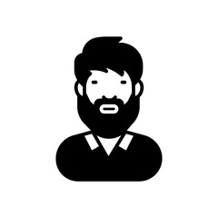 Hipster icon in vector. Illustration