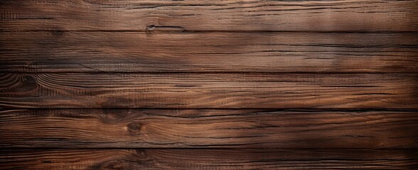 Obraz na płótnie Canvas Old dark rustic wood floor planks.