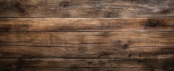 Old dark rustic wood floor planks.