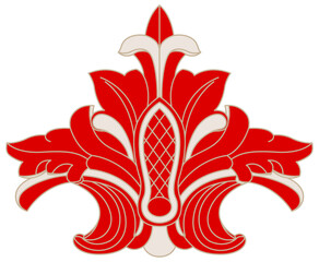 Luxury festive Chinese oriental traditional culture premium classical decoration red gold line art design vector illustration. Covers, greeting cards, logos, packaging, posters, backgrounds -Greeting 