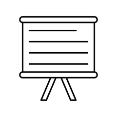 White Board icon vector design templates simple and modern