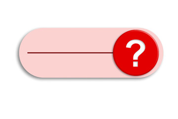 Question mark symbol on the toggle switch