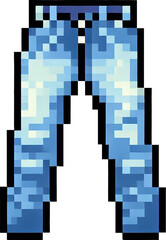 A pair of jeans pixel block