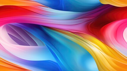 Fototapeta premium Seamless background colored waves abstract background texture. Print, painting, design, fashion.